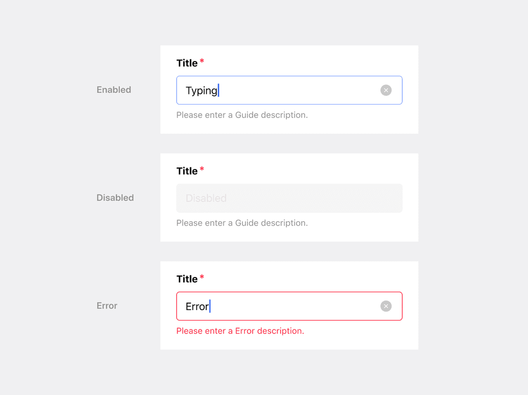 Input